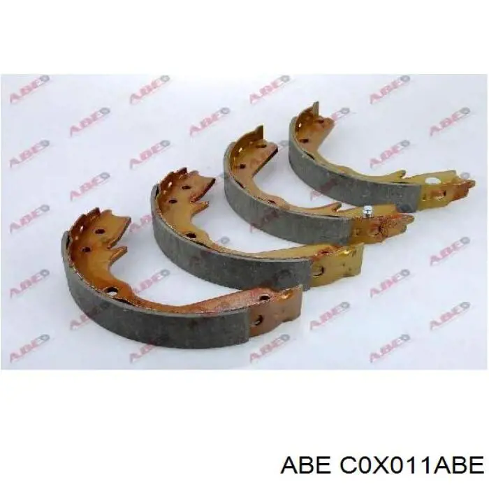 Гальма робочі задні ножні і гальмівні барабани ABE C0X011ABE