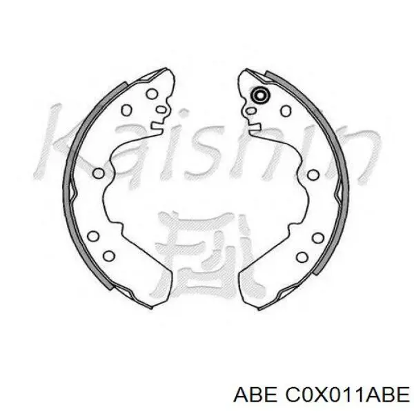Колодки гальмові задні, барабанні C0X011ABE ABE
