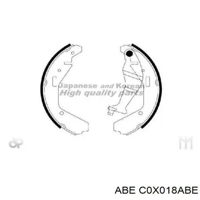 Гальма робочі задні ножні і гальмівні барабани ABE C0X018ABE