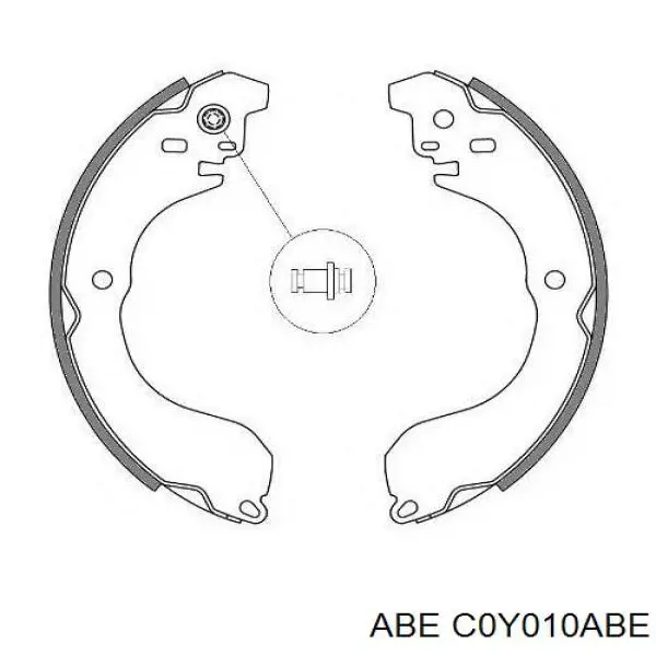 Купити C0Y010ABE ABE Колодки гальмові задні, барабанні