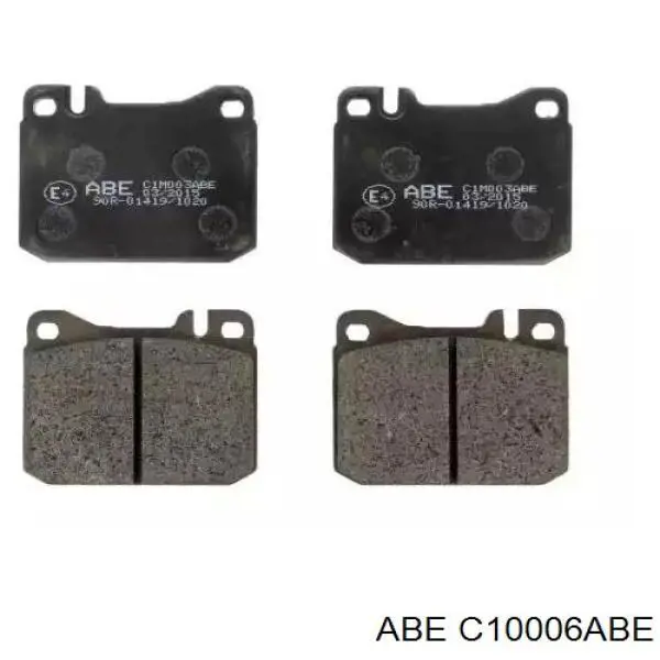 C10006ABE ABE колодки гальмівні передні, дискові