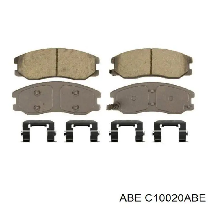 Гальмівні колодки ABE C10020ABE ціна, від 25.22 USD