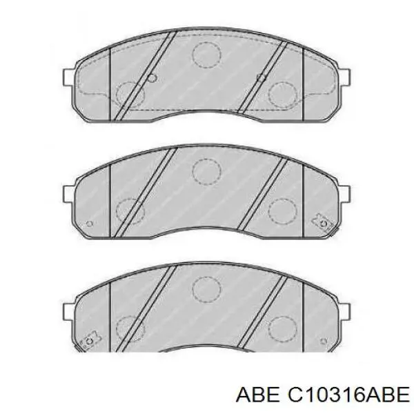 Передні тормозні колодки C10316ABE ABE