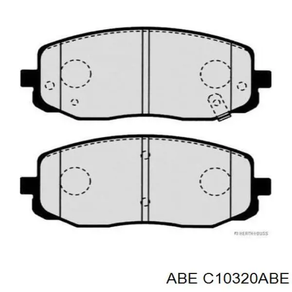 Гальмівні колодки ABE C10320ABE ціна, від 14.46 USD