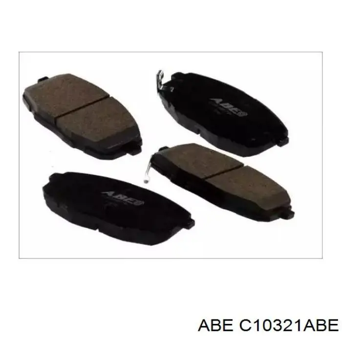 C10321ABE ABE колодки гальмівні передні, дискові