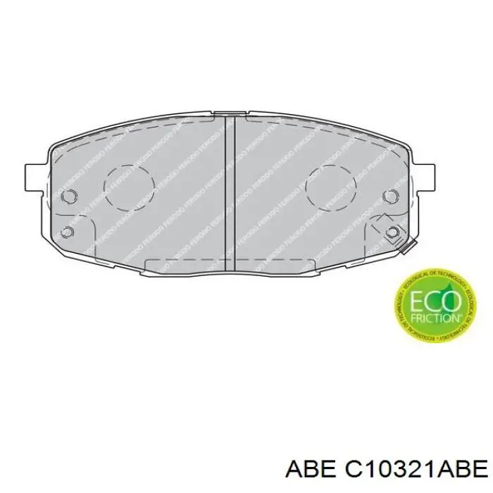 Гальмівні колодки ABE C10321ABE ціна, від 21.02 USD