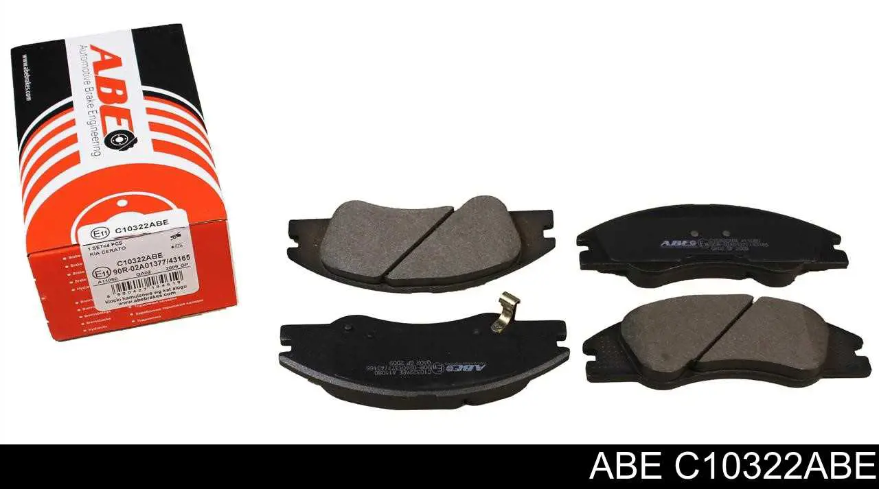 Купити C10322ABE ABE Колодки гальмівні передні, дискові