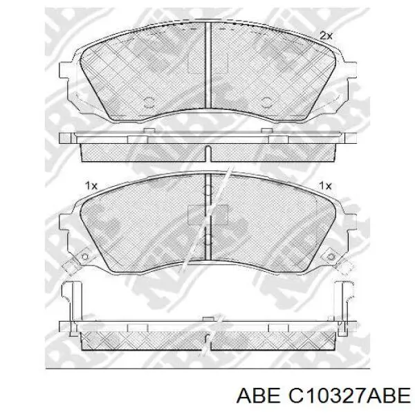 Тормозні колодки ABE C10327ABE
