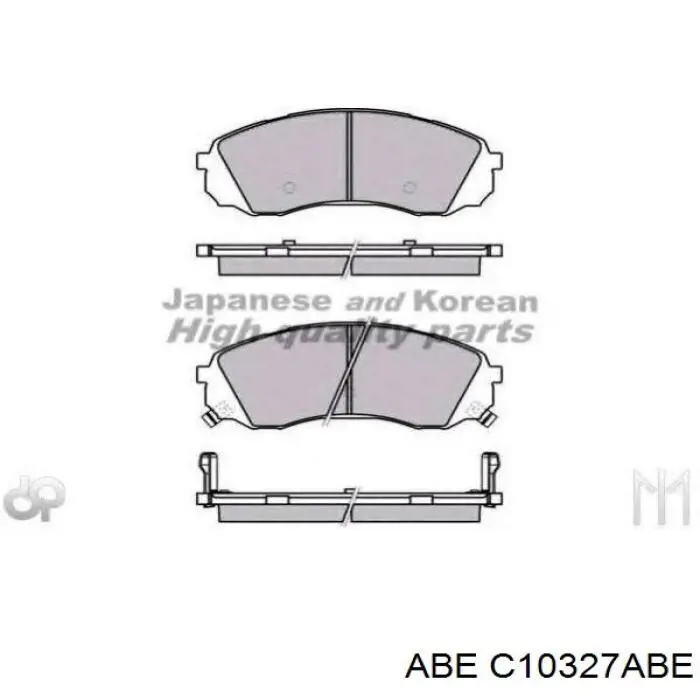 Купити C10327ABE ABE Колодки гальмівні передні, дискові