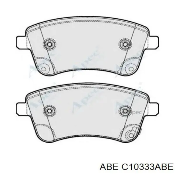 Купити C10333ABE ABE Колодки гальмівні передні, дискові