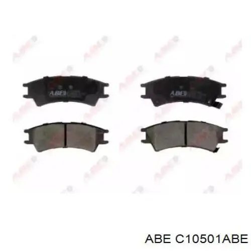 C10501ABE ABE Передні гальмівні колодки