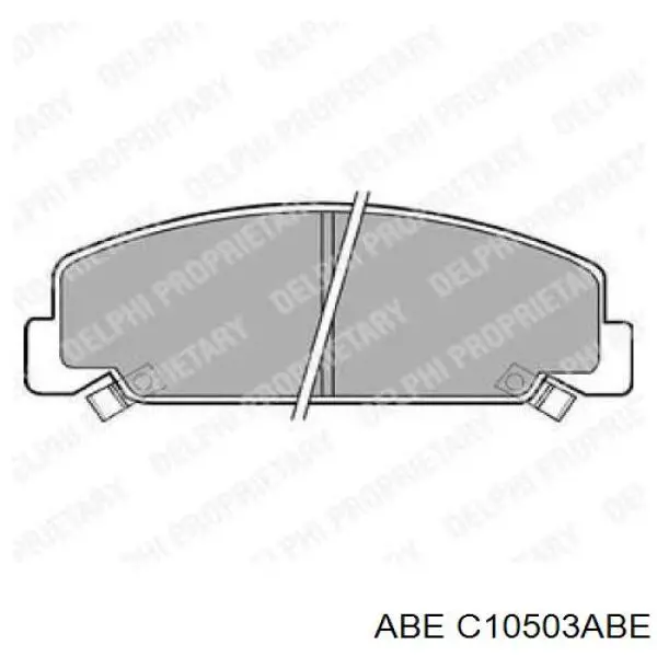 Купити C10503ABE ABE Колодки гальмівні передні, дискові