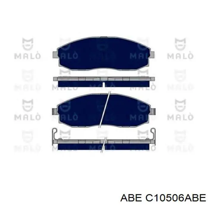 Купити C10506ABE ABE Колодки гальмівні передні, дискові