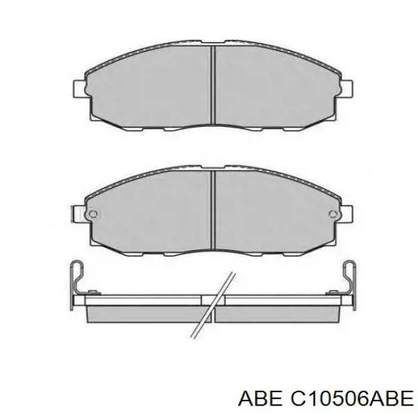 Передні тормозні колодки C10506ABE ABE