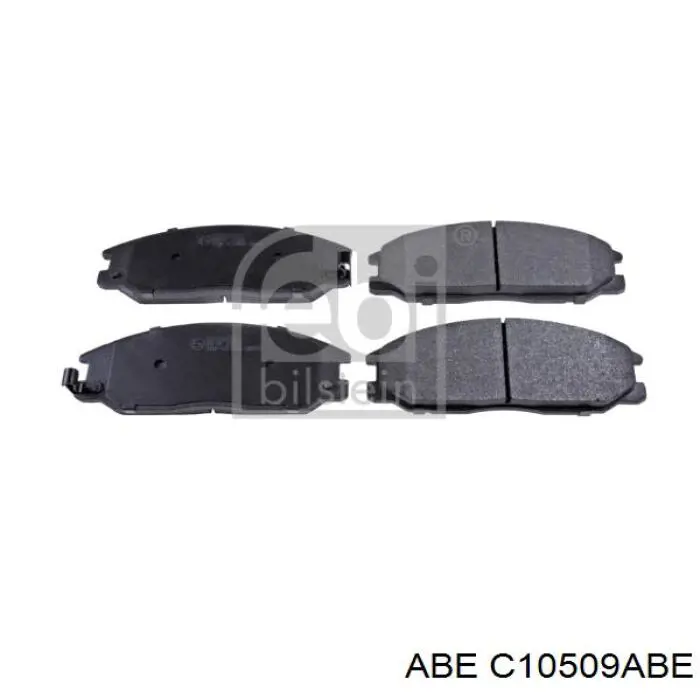C10509ABE ABE колодки гальмівні передні, дискові