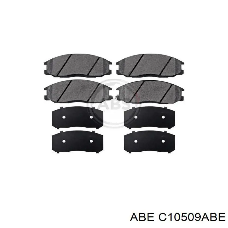 Передні тормозні колодки C10509ABE ABE