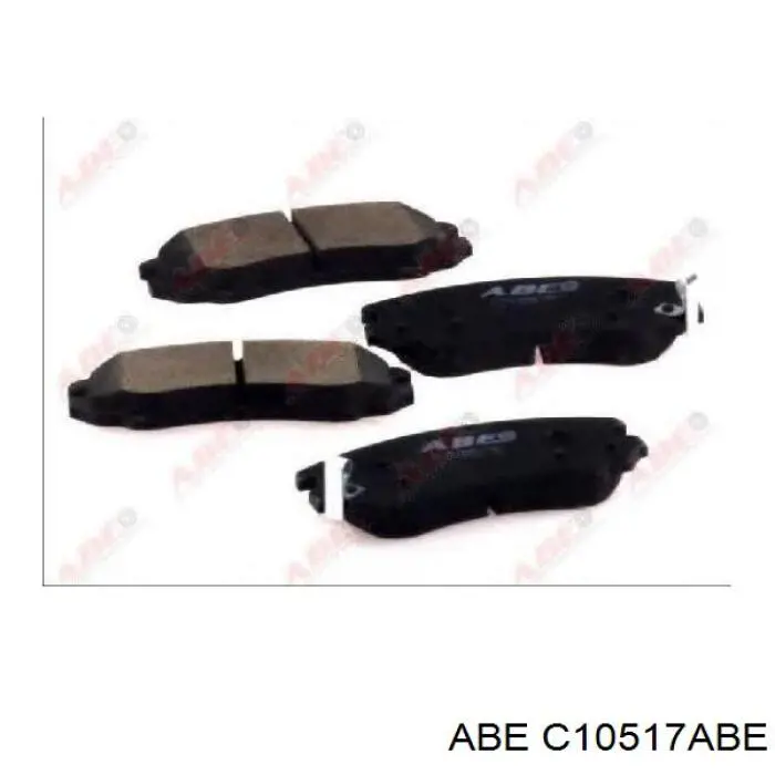 Тормозні колодки ABE C10517ABE
