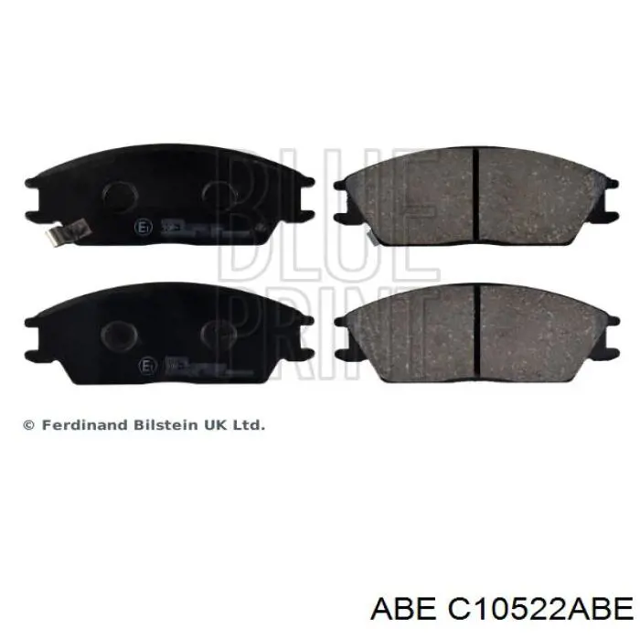 C10522ABE ABE колодки гальмівні передні, дискові
