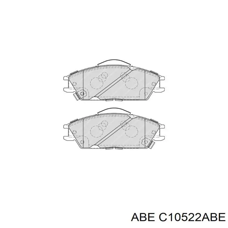 Гальмівні колодки ABE C10522ABE ціна, від 13.67 USD