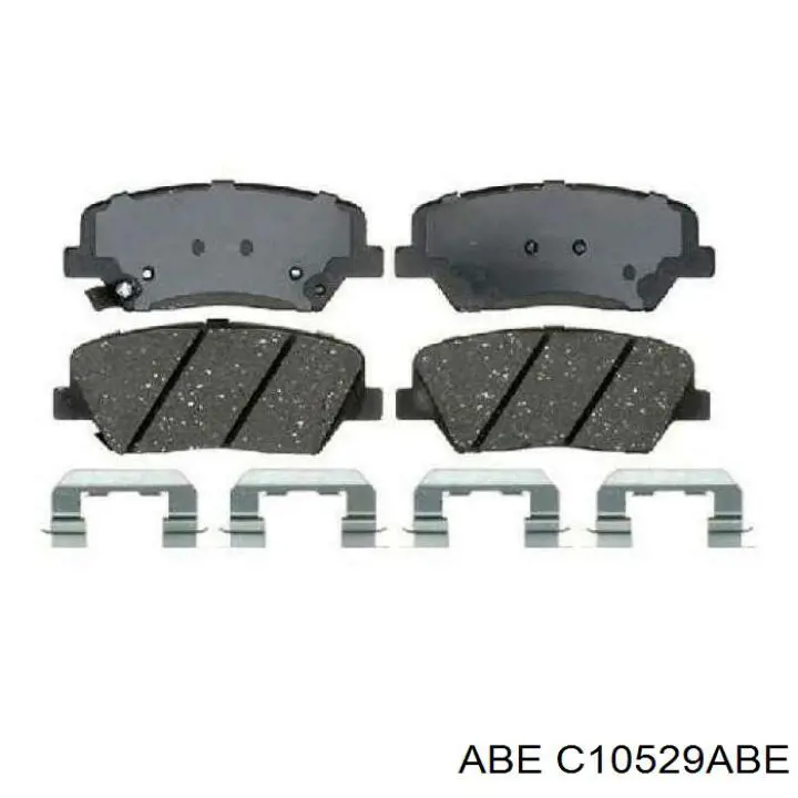 Передні тормозні колодки C10529ABE ABE