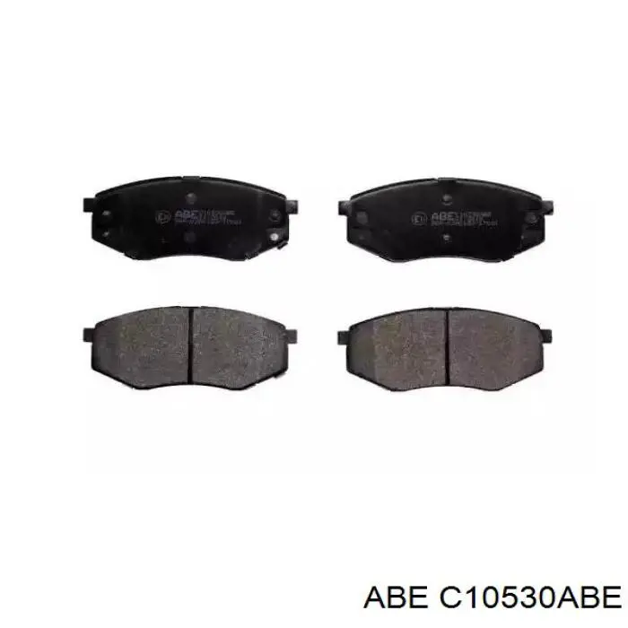 C10530ABE ABE Передні гальмівні колодки