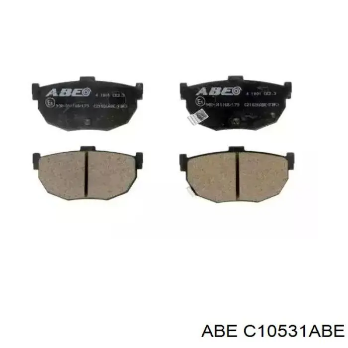 Передні тормозні колодки C10531ABE ABE