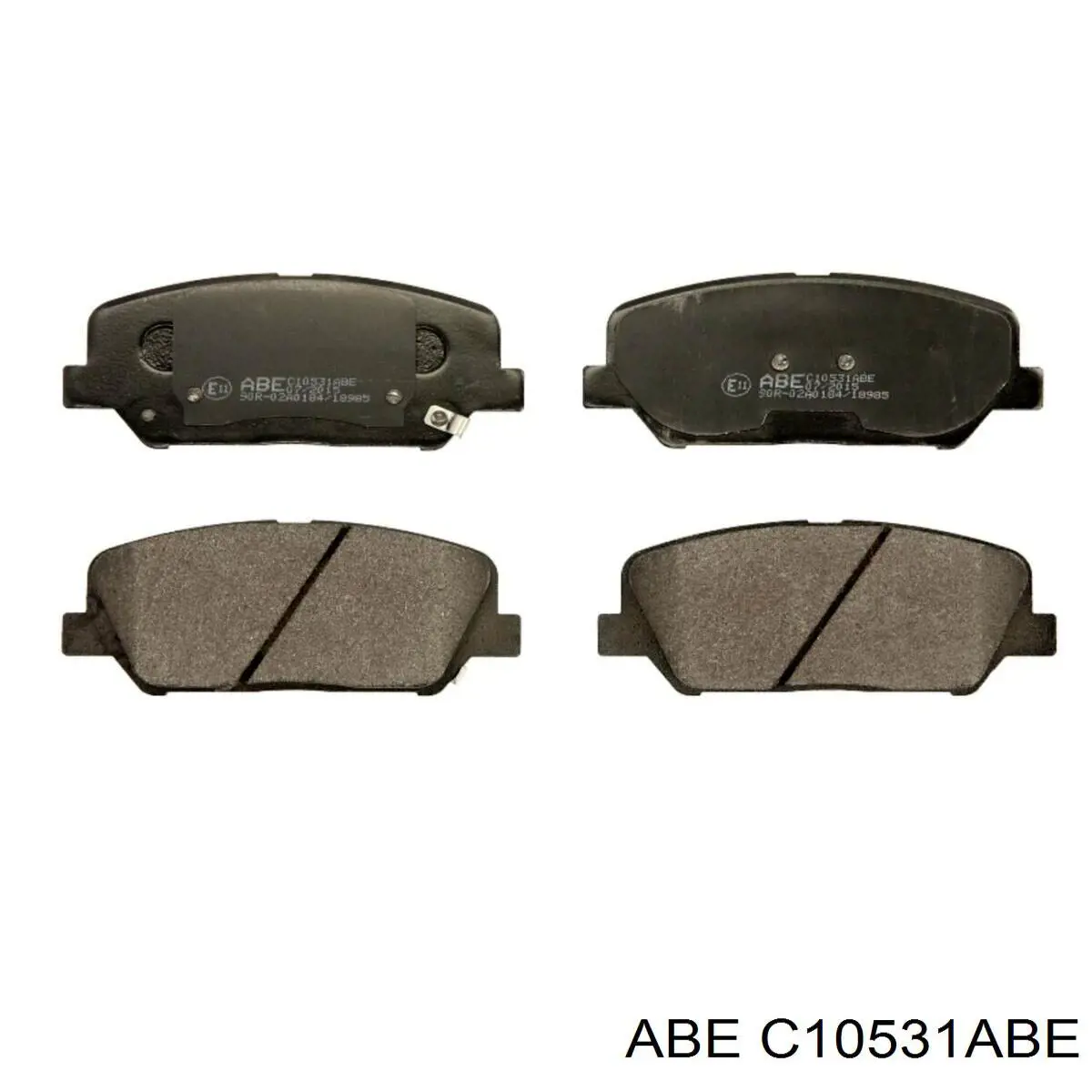 C10531ABE ABE колодки гальмівні передні, дискові