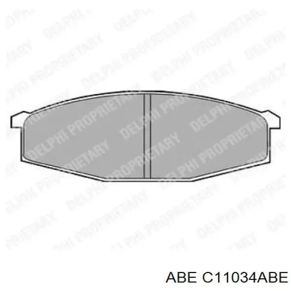 Купити C11034ABE ABE Колодки гальмівні передні, дискові
