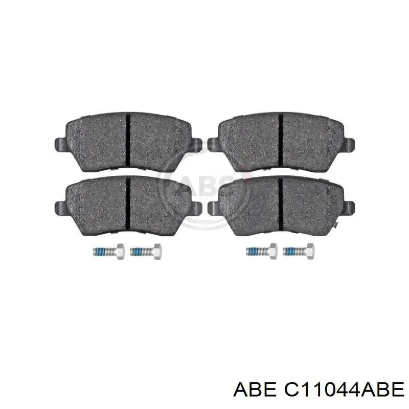 Гальмівні колодки ABE C11044ABE ціна, від 17.91 USD