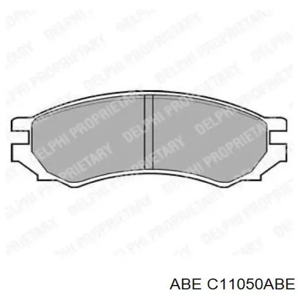 Гальмівні колодки ABE C11050ABE ціна, від 16.47 USD