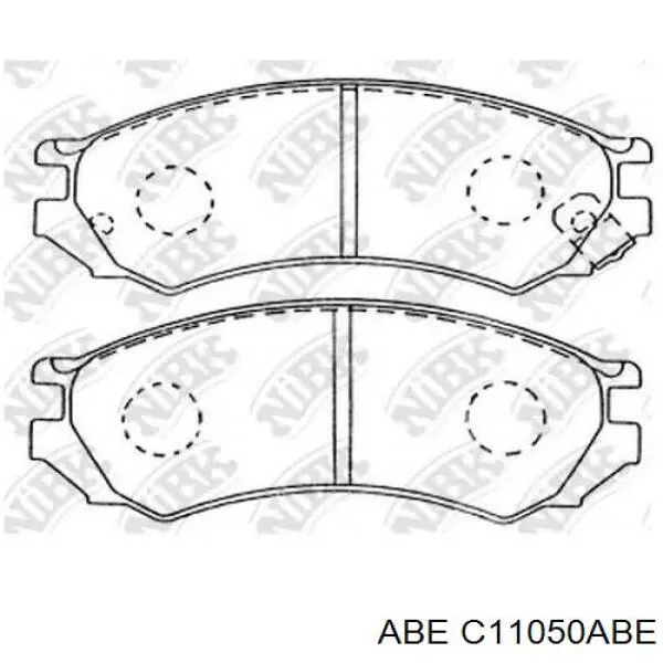 Купити C11050ABE ABE Колодки гальмівні передні, дискові