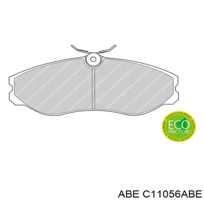 Гальмівні колодки ABE C11056ABE ціна, від 18.22 USD