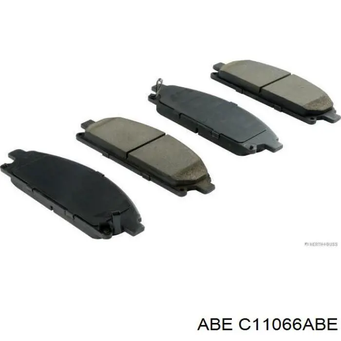 Гальмівні колодки ABE C11066ABE ціна, від 21.17 USD