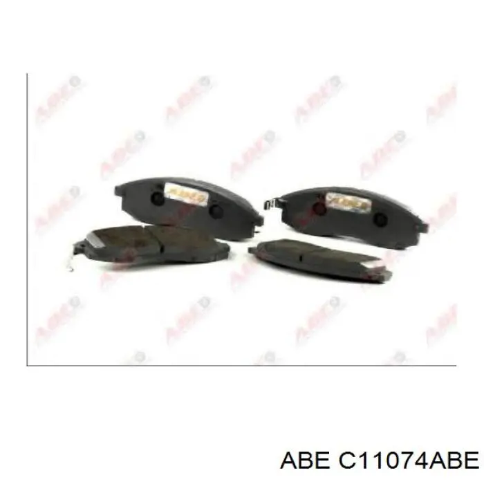 Тормозні колодки ABE C11074ABE