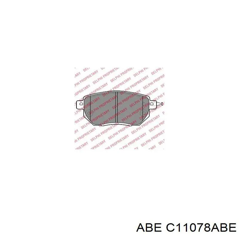 Купити C11078ABE ABE Колодки гальмівні передні, дискові