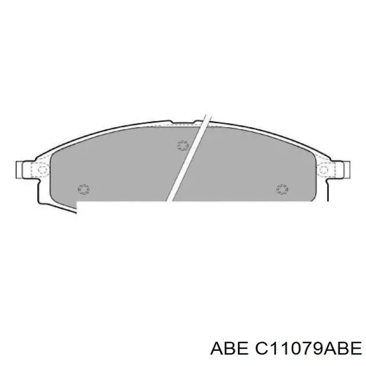 Купити C11079ABE ABE Колодки гальмівні передні, дискові