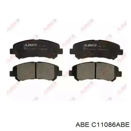 Гальмівні колодки ABE C11086ABE ціна, від 21.49 USD
