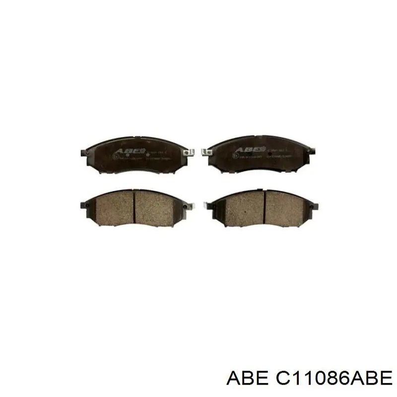 C11086ABE ABE Передні гальмівні колодки