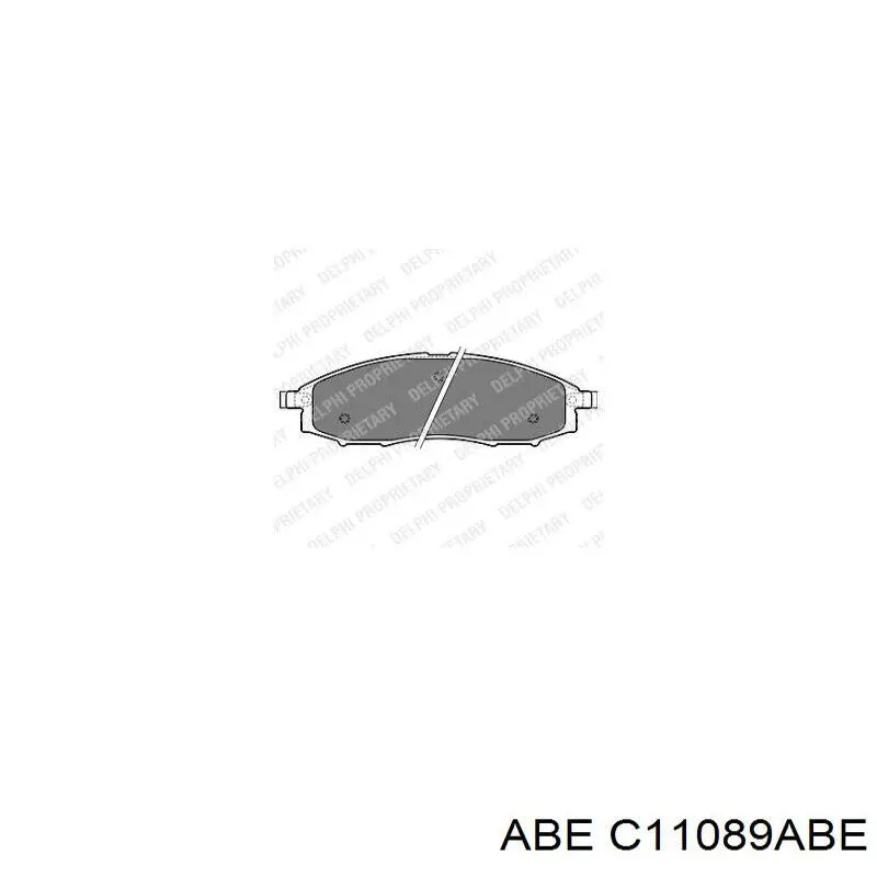 Купити C11089ABE ABE Колодки гальмівні передні, дискові