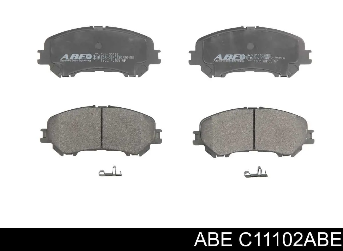 Купити C11102ABE ABE Колодки гальмівні передні, дискові