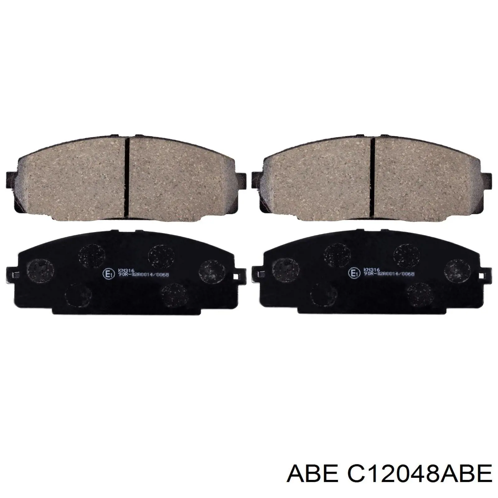 Гальмівні колодки ABE C12048ABE ціна, від 19.11 USD