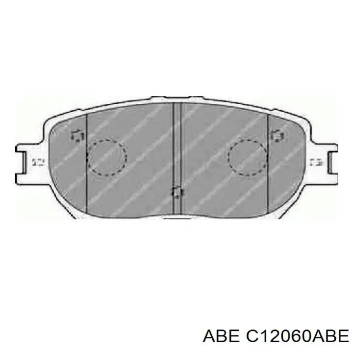 Тормозні колодки ABE C12060ABE