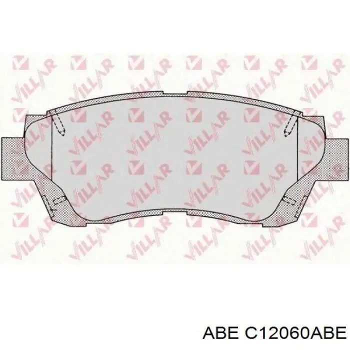 Гальмівні колодки ABE C12060ABE ціна, від 23.24 USD