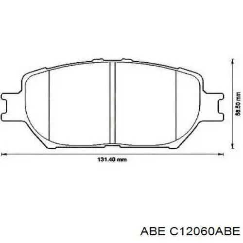 Купити C12060ABE ABE Колодки гальмівні передні, дискові