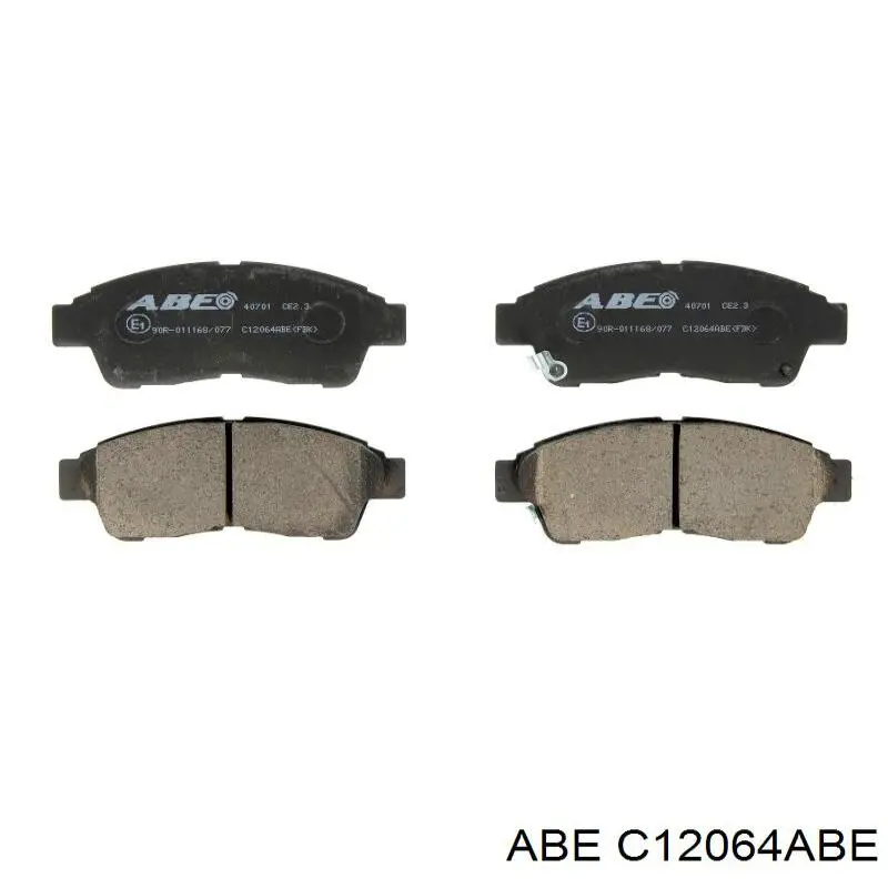 C12064ABE ABE колодки гальмівні передні, дискові