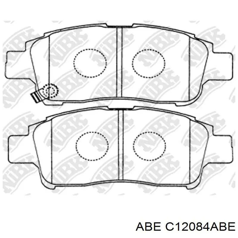 Купити C12084ABE ABE Колодки гальмівні передні, дискові