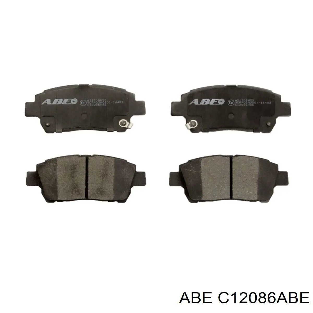 C12086ABE ABE колодки гальмівні передні, дискові