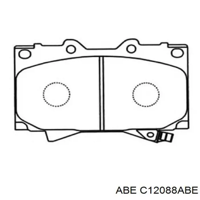 Купити C12088ABE ABE Колодки гальмівні передні, дискові