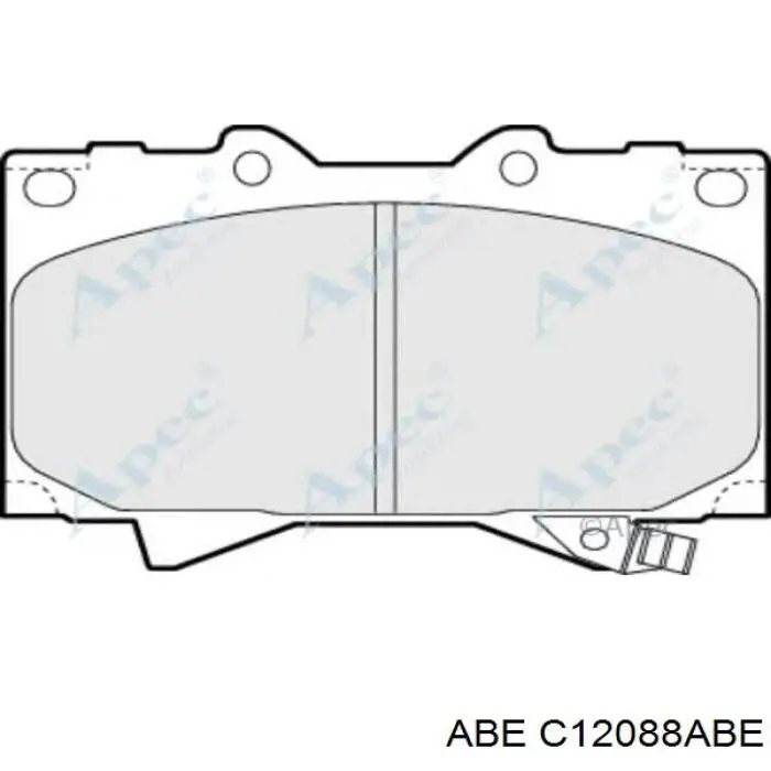 Передні тормозні колодки C12088ABE ABE