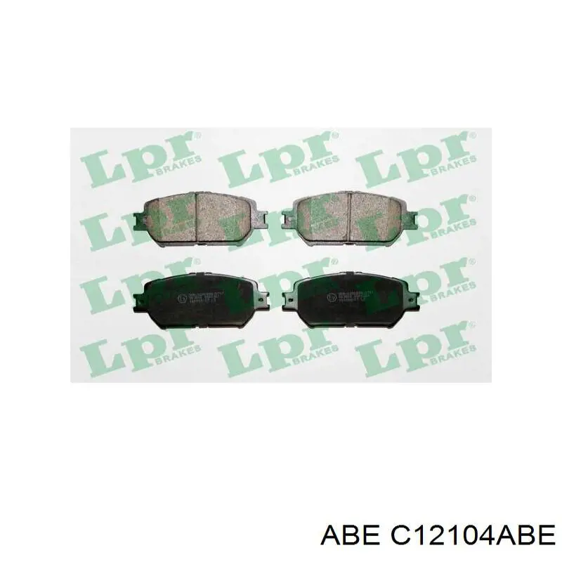 Гальмівні колодки ABE C12104ABE ціна, від 20.74 USD